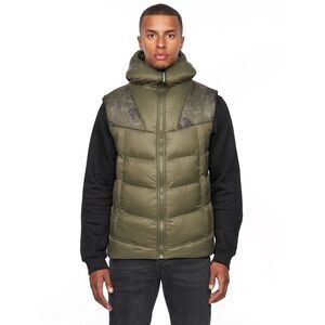 Duck and Cover Mens Rierson Vest / Dark Olive